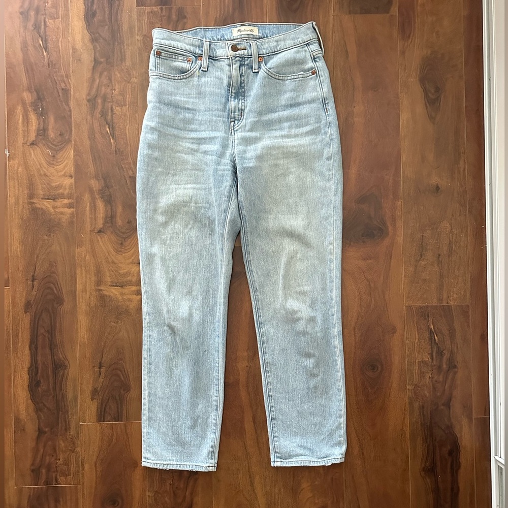 Madewell Light Wash Mom Jeans